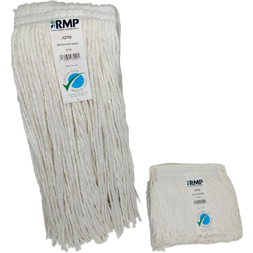 4-Ply Narrow Mop Head, Rayon, 12 oz., Cut Style Helyx Safety & Industrial Supplies