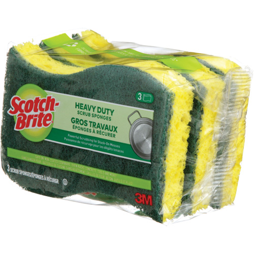 &eacute;ponge &agrave; r&eacute;curer pour les travaux intenses Scotch-Brite, &agrave; r&eacute;curer, 2-3/5" la x 4-2/5" l Helyx Safety & Industrial Supplies