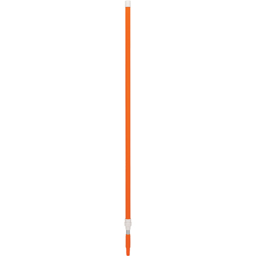 Handle, Broom/Brush/Dust Mop/Pad Holder/Scraper/Squeegee/Wet Mop, Orange, Telescopic, 62" - 109-2/5" L Helyx Safety & Industrial Supplies