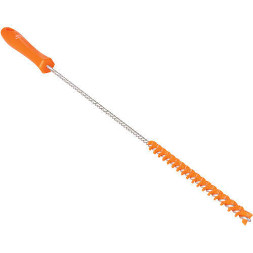 Tube Brush, Stiff Bristles, 19-7/10" Long, Orange Helyx Safety & Industrial Supplies