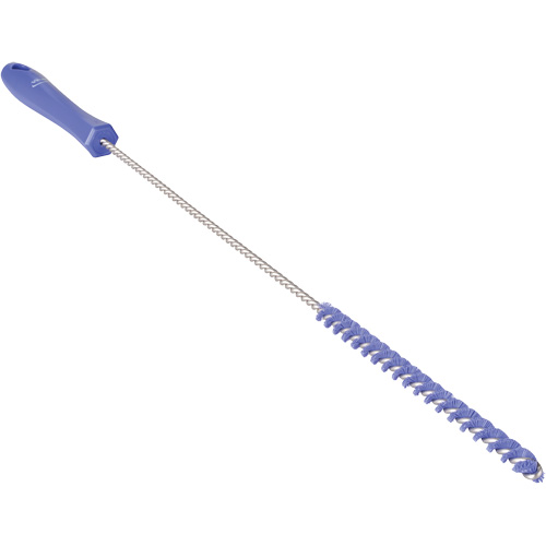 Tube Brush, Stiff Bristles, 19-7/10" Long, Purple Helyx Safety & Industrial Supplies