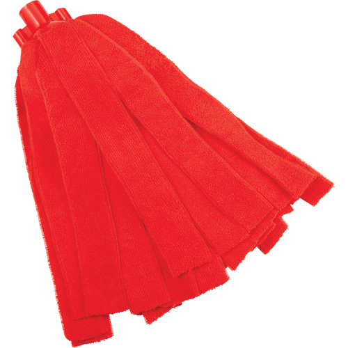 Socket Mop, Red, Microfibre, Cut Style Helyx Safety & Industrial Supplies