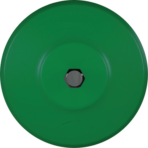 Brosse ronde HyDrive pour perceuse, Soies Tr&egrave;s ferme, Longueur de 3-1/10", Vert Helyx Safety & Industrial Supplies