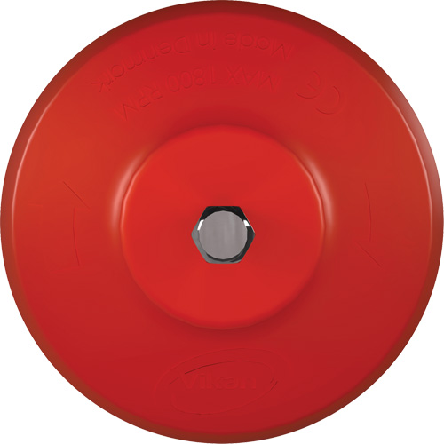 HyDrive Round Drill Brush, Extra Stiff Bristles, 3-1/10" Long, Red Helyx Safety & Industrial Supplies