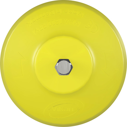 HyDrive Round Drill Brush, Extra Stiff Bristles, 3-1/10" Long, Yellow Helyx Safety & Industrial Supplies