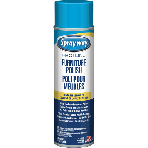 Pro Line Furniture Polish with Lemon Oil, 19 oz., Aerosol Can Helyx Safety & Industrial Supplies