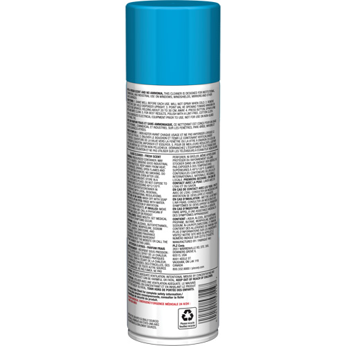 Ammonia-Free Pro Line Glass Cleaner with Fresh Scent, 19 oz., Aerosol Can Helyx Safety & Industrial Supplies