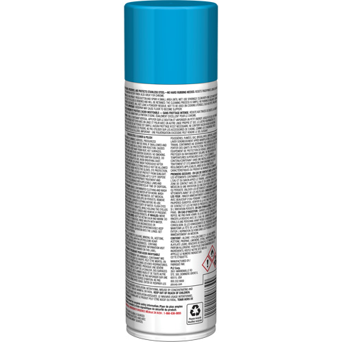 Nettoyant & polis pour acier inoxydable Pro Line, 15 oz, Canette a&eacute;rosol Helyx Safety & Industrial Supplies
