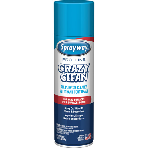 Pro Line Crazy Clean&reg; All Purpose Crazy Cleaner, 19 oz., Aerosol Can Helyx Safety & Industrial Supplies