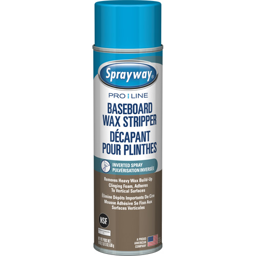 Baseboard Wax Stripper with Clinging Foam, 19 oz., Aerosol Can Helyx Safety & Industrial Supplies