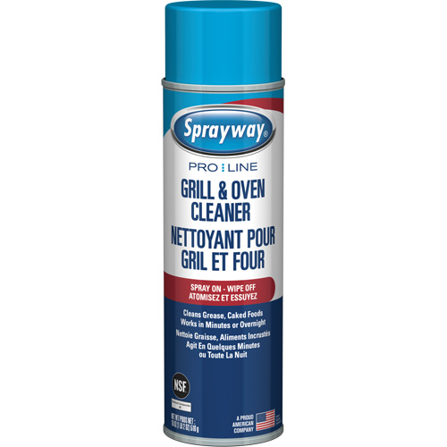 Industrial Strength Grill & Oven Cleaner, 20 oz., Aerosol Can Helyx Safety & Industrial Supplies