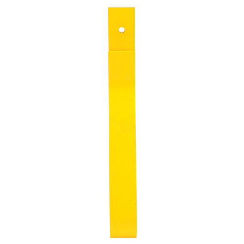 Rail Post, Steel, 10-3/4" L x 24" H, Yellow Helyx Safety & Industrial Supplies