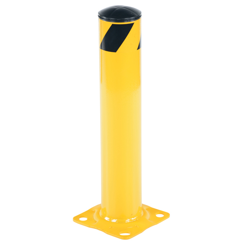 Butoir de s&eacute;curit&eacute;, Acier, 24" h x 4,5" la, Jaune Helyx Safety & Industrial Supplies
