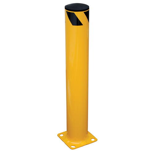 Butoir de s&eacute;curit&eacute;, Acier, 36" h x 5,5" la, Jaune Helyx Safety & Industrial Supplies