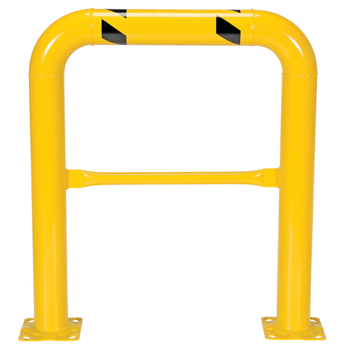 Garde-corps &agrave; profil &eacute;lev&eacute; pour machines, 3' la x 3,5' h, Jaune Helyx Safety & Industrial Supplies