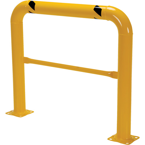 High Profile Machinery Guards, 4' W x 3.5' H, Yellow Helyx Safety & Industrial Supplies