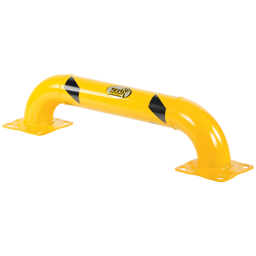 Low Profile Rack Guards, 3' W x 0.75' H, Yellow Helyx Safety & Industrial Supplies