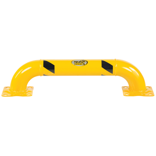 Low Profile Rack Guards, 3' W x 0.75' H, Yellow Helyx Safety & Industrial Supplies