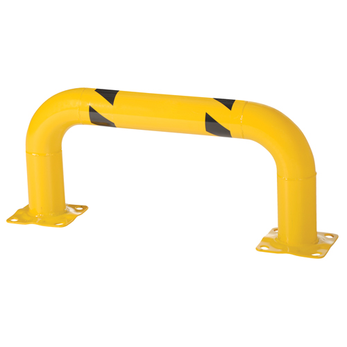 Low Profile Rack Guards, 3' W x 1.4' H, Yellow Helyx Safety & Industrial Supplies