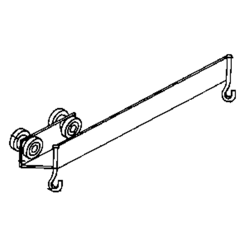 Rouleau d&eacute;port&eacute; &agrave; chevauchement des murs-rideaux Helyx Safety & Industrial Supplies