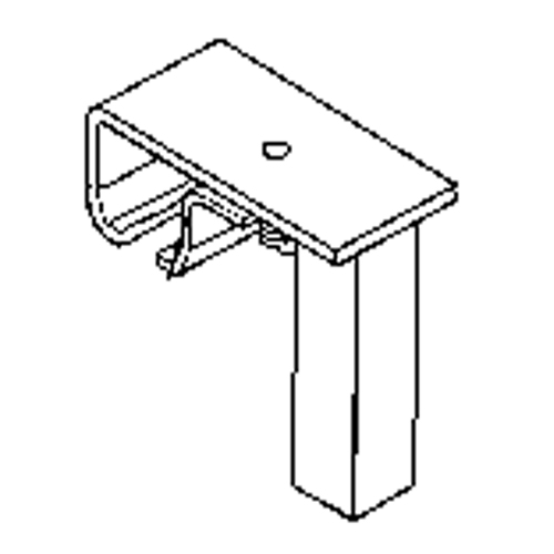 Track Bracket for Floor Support Hardware Helyx Safety & Industrial Supplies