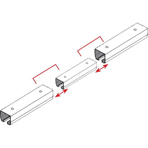 Curtain Partition Track Splicer Helyx Safety & Industrial Supplies