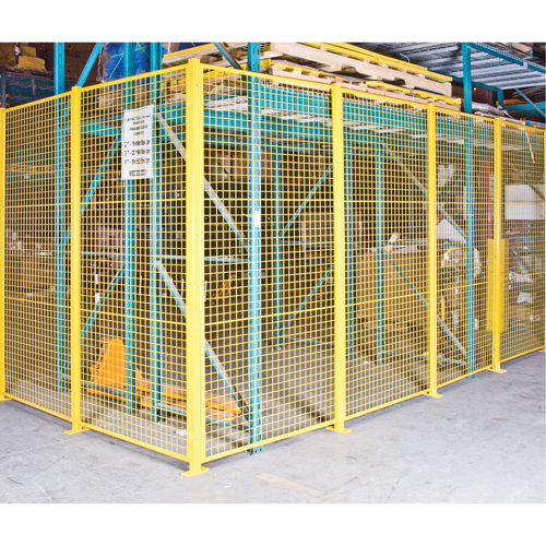 Composantes pour partitions & cloisons grillag&eacute;es - Montants universels, 8-1/4' h Helyx Safety & Industrial Supplies