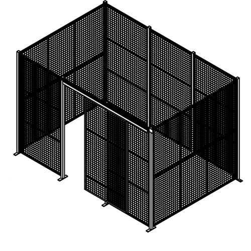 Partitions & cloisons grillag&eacute;e Helyx Safety & Industrial Supplies