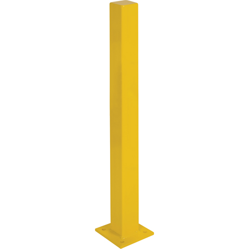 Butoirs robustes, Acier, 48" h x 4" la, Jaune Helyx Safety & Industrial Supplies