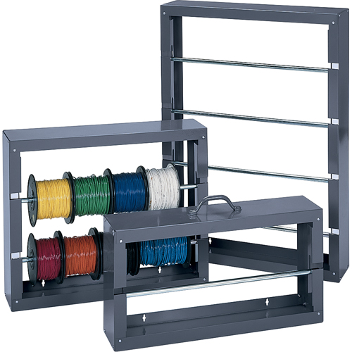 SUPPORT BOBINES DE FILMETALLIQUE (1 TIGE), De base, 6" la x 26-1/8" p x 10-3/8" h Helyx Safety & Industrial Supplies