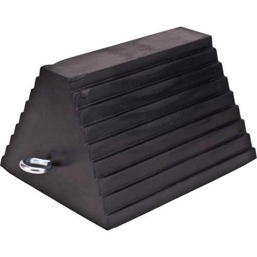 Cale de roue, 9" x 8" x 6", Noir Helyx Safety & Industrial Supplies