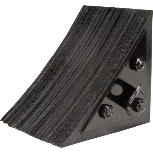 Cale de roue, 8" x 8" x 8", Noir Helyx Safety & Industrial Supplies