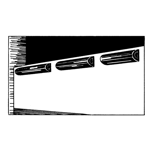 D&eacute;fenses de quai en caoutchouc refoul&eacute;, Caoutchouc, 4-1/2" la x 12" lo x 3-3/4" p Helyx Safety & Industrial Supplies