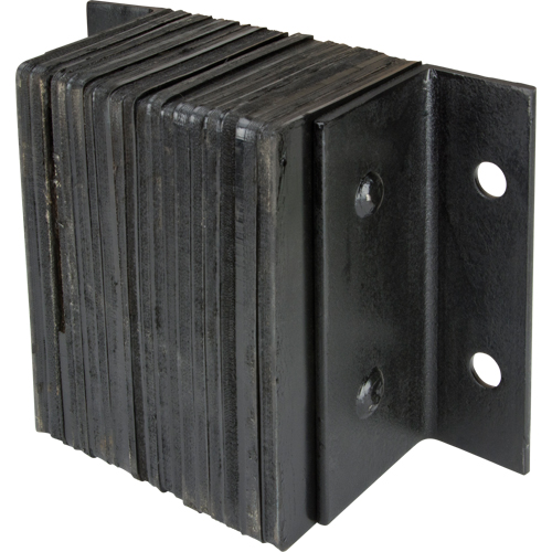 Laminated Dock Bumpers, Horizontal, Rubber, 12" W x 6" D x 10" H Helyx Safety & Industrial Supplies