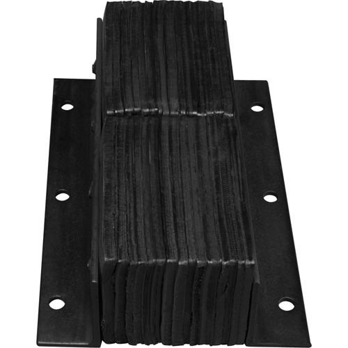 Laminated Dock Bumpers, Vertical, Rubber, 11" W x 4" D x 20" H Helyx Safety & Industrial Supplies