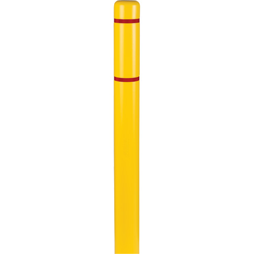 Capuchons en polyethylene pour borne de protection, 4-1/2" dia. x 52" l, Jaune Helyx Safety & Industrial Supplies