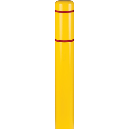 Polyethylene Bollard Covers, 6-5/8" Dia. x 60" L, Yellow Helyx Safety & Industrial Supplies