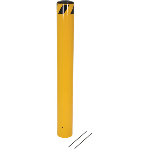 Bornes &agrave; couler, Acier, 48-1/2" h x 5-9/16" la, Jaune Helyx Safety & Industrial Supplies