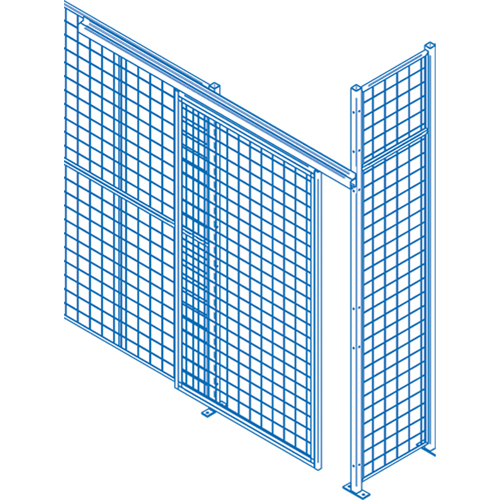 Wire Mesh Partition Components - Hardware Helyx Safety & Industrial Supplies