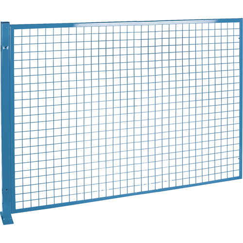 Perimeter Guards - Mesh Style, 4' H x 8' W, Blue Helyx Safety & Industrial Supplies
