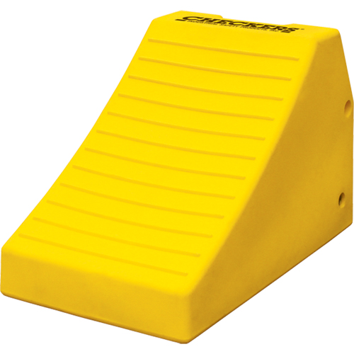 Cales-roue robustes, Polyur&eacute;thane, Jaune s&eacute;curit&eacute;, 14-1/2" la x 24-3/5" p x 16" h Helyx Safety & Industrial Supplies