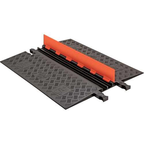 Protecteur de c&acirc;ble ADA/DDA &agrave; profil bas Guard Dog, 2 canaux, 36" lo x 28,38" la x 1,25" h Helyx Safety & Industrial Supplies