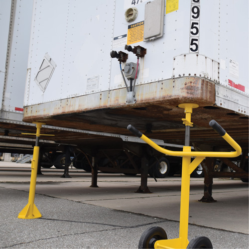 Supports stabilisateurs de remorque &agrave; deux montants, Cap. de levage 50 tonnes Helyx Safety & Industrial Supplies