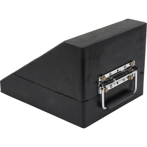 Wheel Chock, 10-5/8" x 8-5/8" x 7", Black Helyx Safety & Industrial Supplies