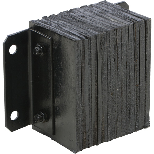 Butoir de quai lamell&eacute;, Horizontal, Caoutchouc, 12" la x 6" p x 10" h Helyx Safety & Industrial Supplies