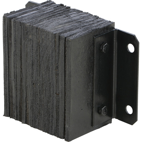 Butoir de quai lamell&eacute;, Horizontal, Caoutchouc, 12" la x 6" p x 10" h Helyx Safety & Industrial Supplies