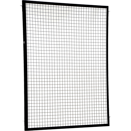 Panneau de protection p&eacute;rim&eacute;trique ajustable, 6' h x 5' la, Noir Helyx Safety & Industrial Supplies