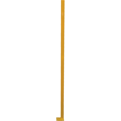 Poteau de protection de coin p&eacute;rim&eacute;trique ajustable, 4" la x 72" h, Jaune Helyx Safety & Industrial Supplies