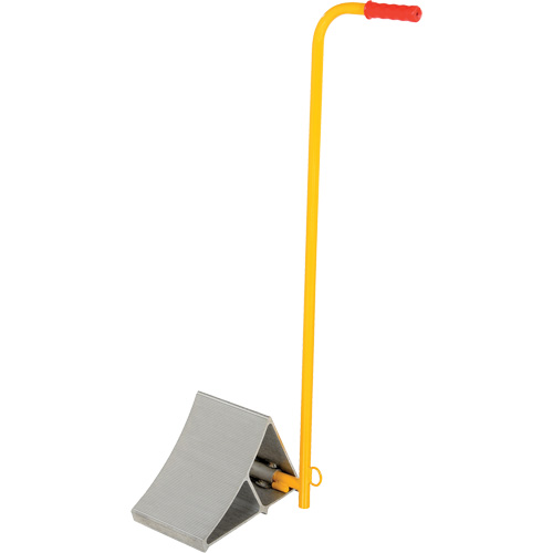 Aluminum Wheel Chock With Handle, 7" W x 11-7/8" D x 7-11/16" H Helyx Safety & Industrial Supplies
