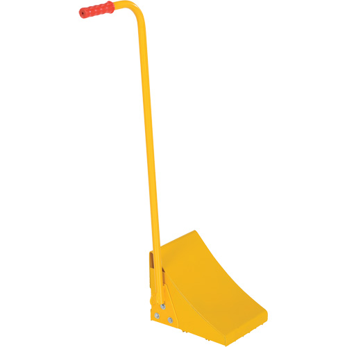 Ergo Handle Wheel Chock, Steel, Yellow, 8" W x 10-3/4" D x 9-1/8" H Helyx Safety & Industrial Supplies